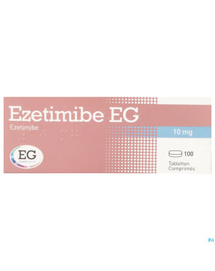 Ezetimibe eg pi pharma 10mg comp 100 pip