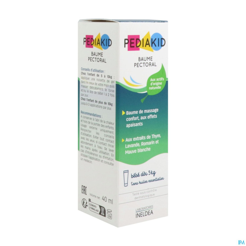 Pediakid baume pectoral 40ml