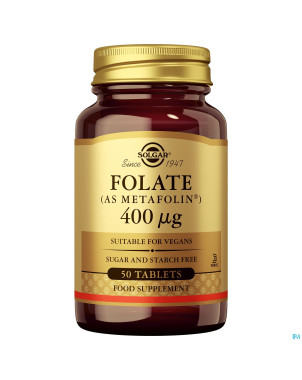 Solgar folate 400mcg comp 50