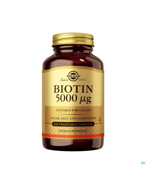 Solgar biotin 5000mcg v-caps 100