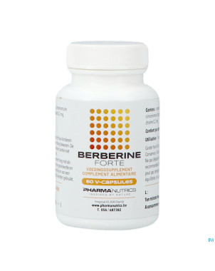 Berberine forte v-caps 60 pharmanutrics