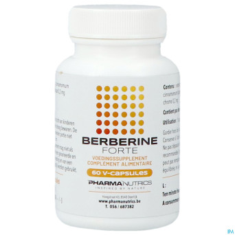 Berberine forte v-caps 60 pharmanutrics
