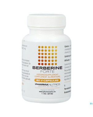 Berberine forte v-caps 60 pharmanutrics
