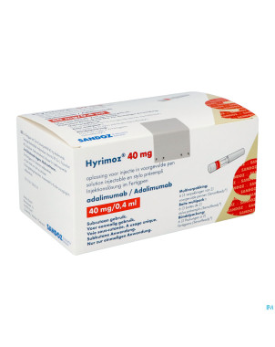 Hyrimoz 40mg sol inj 40mg/0,4ml stylo prerempli 6
