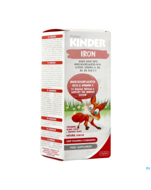 Fisher kinder fer sirop 125ml