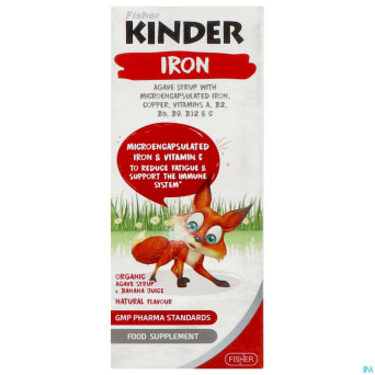 Fisher kinder fer sirop 125ml