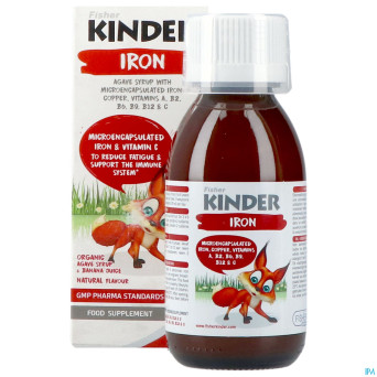 Fisher kinder fer sirop 125ml