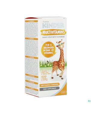 Fisher kinder multivitamines sirop 125ml