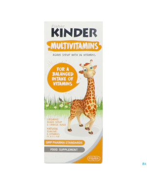 Fisher kinder multivitamines sirop 125ml