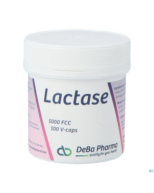 Lactase 5000 fcc v-caps 100 deba