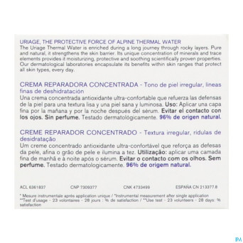 Uriage bariederm cica daily conc. cr rep 50ml