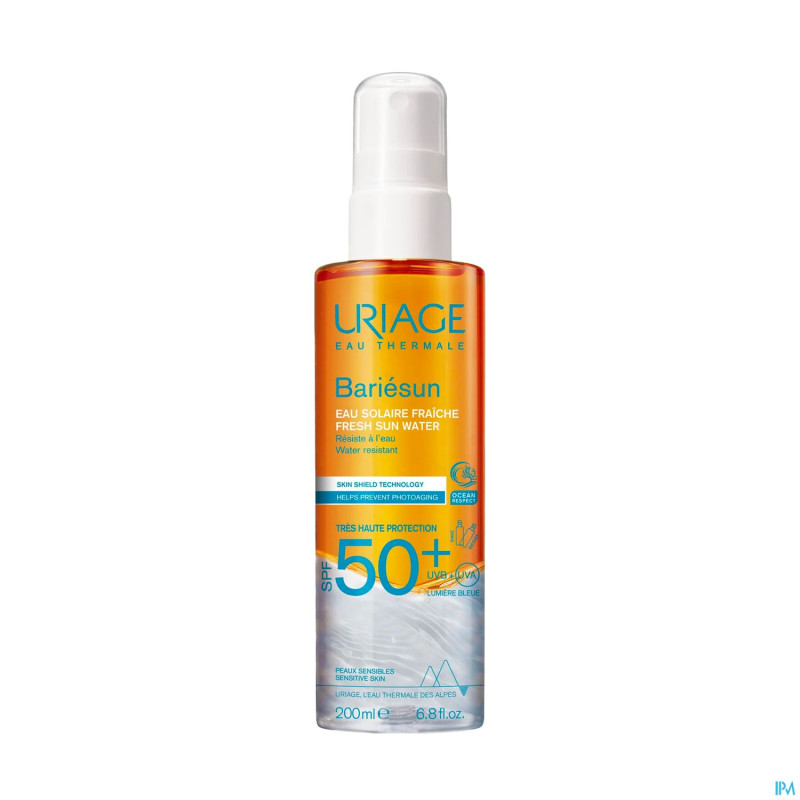 Uriage bariesun eau solaire fraiche spf50+ 200ml