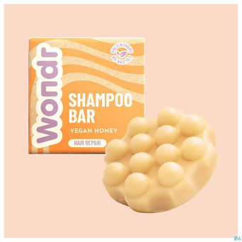 Wondr barre shampooing honey almond 55g