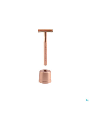 Wondr safety razor + support or rose