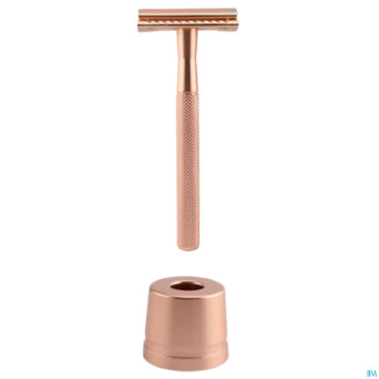 Wondr safety razor + support or rose