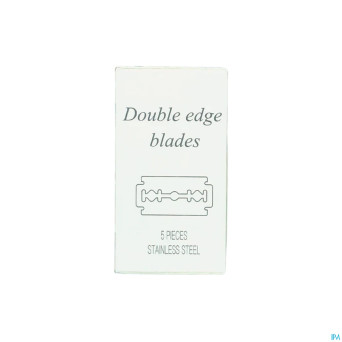 Wondr lames rasoir double face acier inoxydable 5