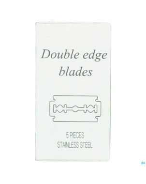 Wondr lames rasoir double face acier inoxydable 5