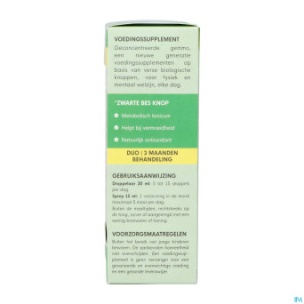 Herbalgem cassis bio spray 15ml+gtt 30ml duopack