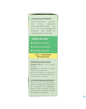 Herbalgem cassis bio spray 15ml+gtt 30ml duopack