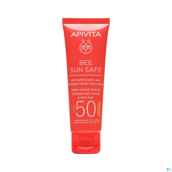 Apivita bee sun safe a/age face cr tint.spf50 50ml