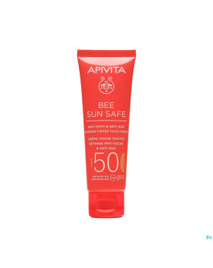 Apivita bee sun safe a/age face cr tint.spf50 50ml