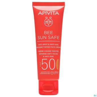 Apivita bee sun safe a/age face cr tint.spf50 50ml