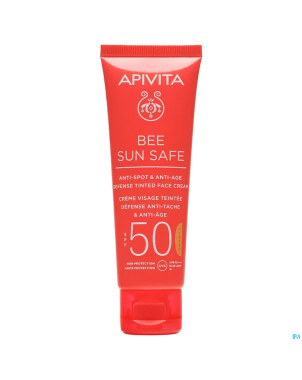 Apivita bee sun safe a/age face cr tint.spf50 50ml