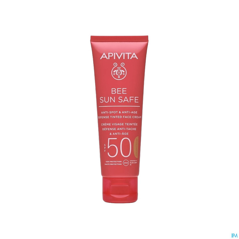 Apivita a/age def. tint.face cr spf50 golden 50ml