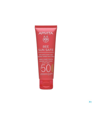 Apivita a/age def. tint.face cr spf50 golden 50ml
