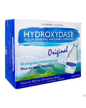 Hydroxydase eau minerale naturelle gazeuse 20x20cl