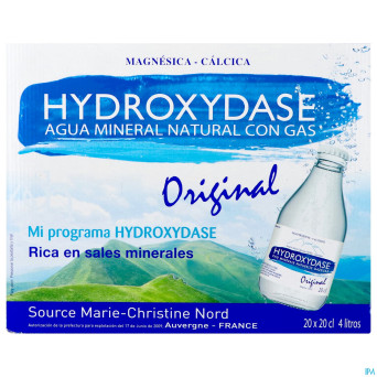 Hydroxydase eau minerale naturelle gazeuse 20x20cl