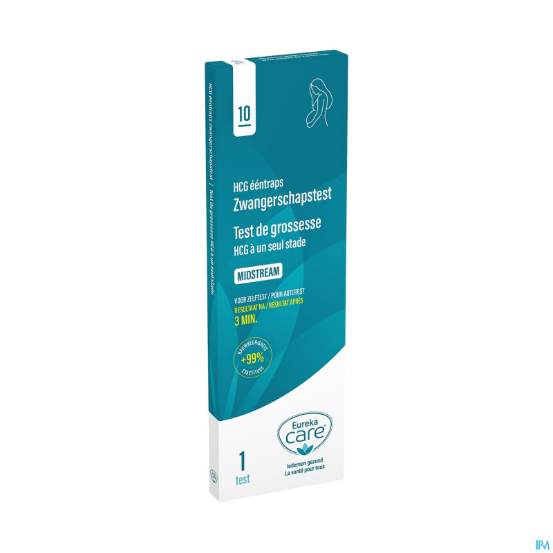 Test grossesse eureka care 25 iu/i