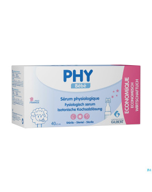 Phy serum physiologique pack economique 40x5ml