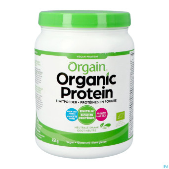 Orgain organic protein n/aromatise pdr 454g