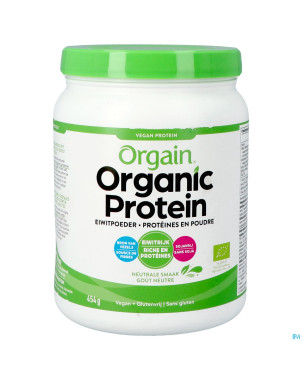 Orgain organic protein n/aromatise pdr 454g
