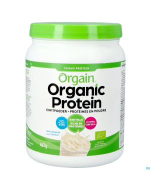 Orgain organic protein vanille pdr 462g