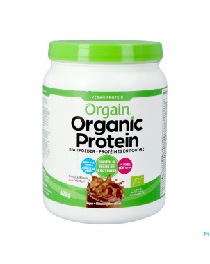 Orgain organic protein chocolat pdr 462g