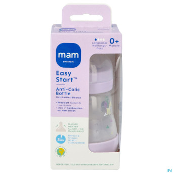 Mam biberon easy start a/colique matt lila 160ml