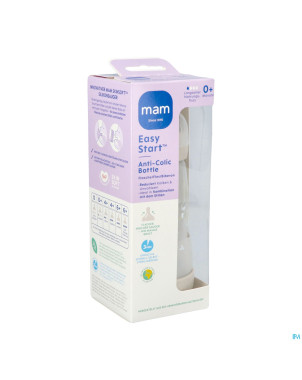 Mam biberon easy start a/colique matt uni 260ml