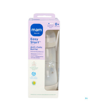 Mam biberon easy start a/colique matt uni 260ml