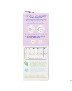 Mam biberon easy start a/colique matt lila 260ml