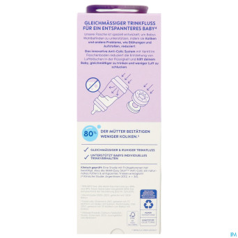 Mam biberon easy start a/colique matt lila 260ml