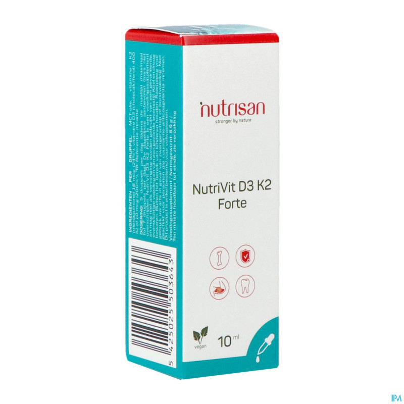 Nutrivit d3 k2 forte 10ml nutrisan