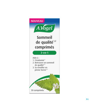 A.vogel sommeil qualite 3en1 comp 30