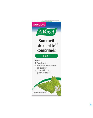 A.vogel sommeil qualite 3en1 comp 30
