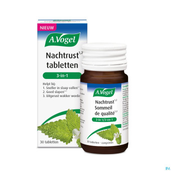 A.vogel sommeil qualite 3en1 comp 30