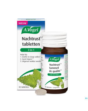 A.vogel sommeil qualite 3en1 comp 30