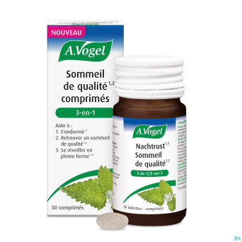 A.vogel sommeil qualite 3en1 comp 30