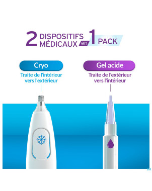 Excilor traitement verrues duo power 10ml+1,5g