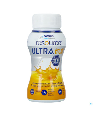 Resource ultra fruit saveur orange 4x200ml
